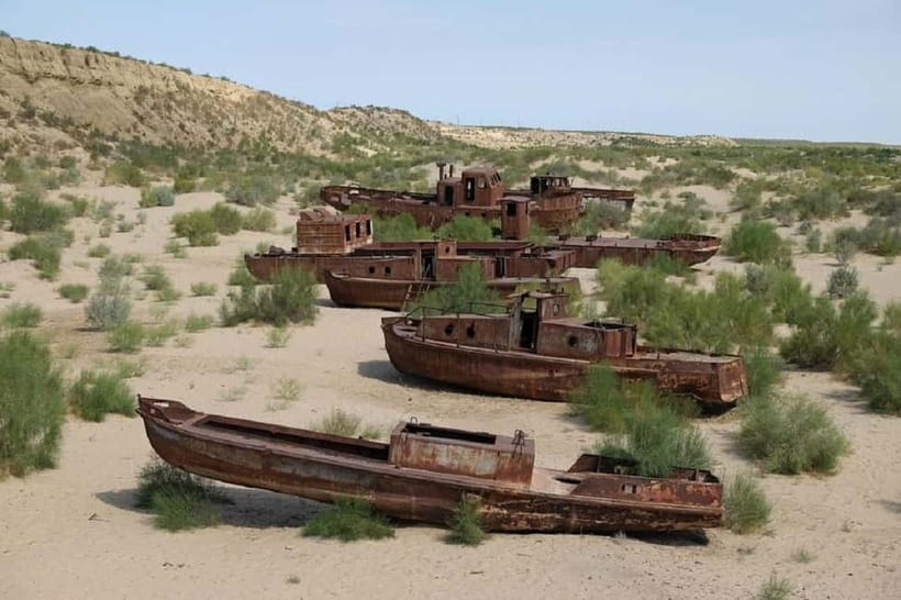Aral Sea Tour from Nukus 1 night / 2 days - Uchsay village and the route across the seabed zone