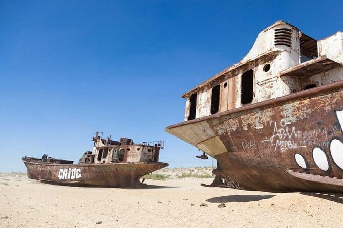 Daytrip from Khiva to Aral Sea Cemetery of Ships. All in one - Price and what $228 per group gets you