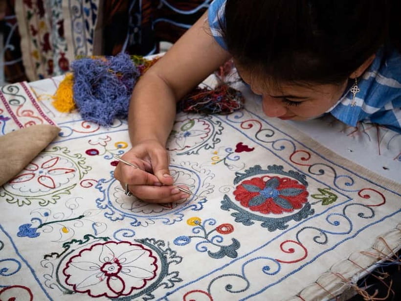 Legends and Crafts: Suzani Masterclass & Cultural Immersion - The Silk Road Story Comes In Handy Later