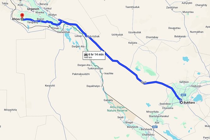 Private Bukhara-Khiva Transfer via Ancient Fortresses - Timing on a 6 to 7 hour route: how to avoid wasting your day