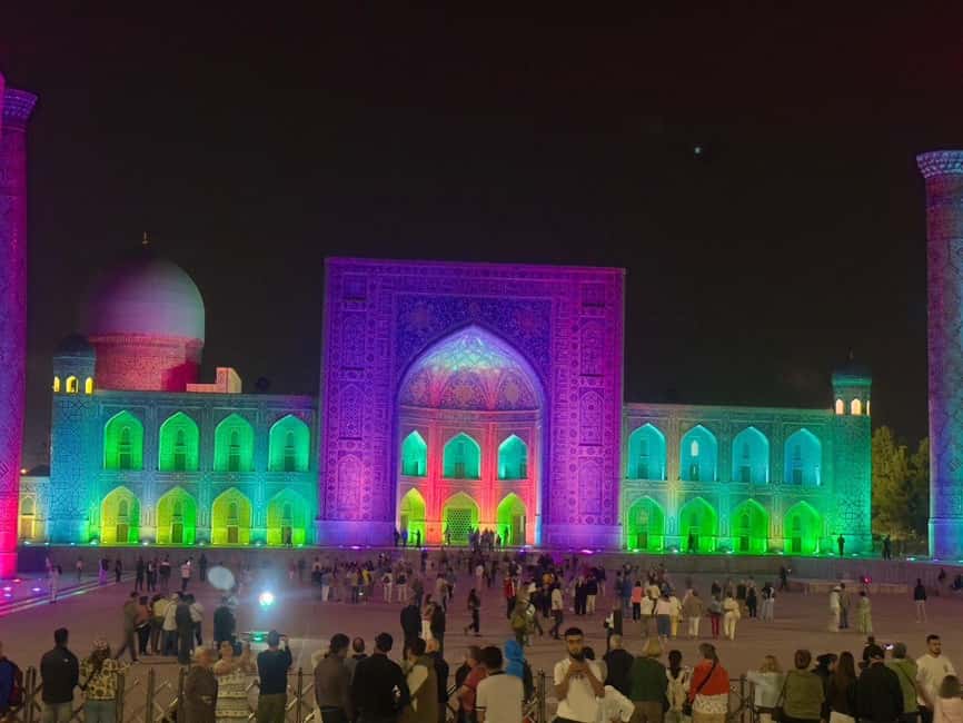 Samarkand Moonlight Tour: A Timeless Night Experience - Glowing Samarkand, not just another monument checklist
