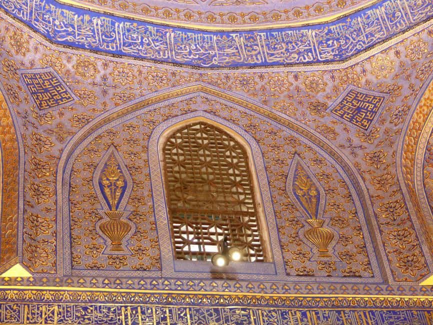 Sunset walking tour of Samarkand - Gur-Emir: Tamerlane’s family tomb at the start of golden hour