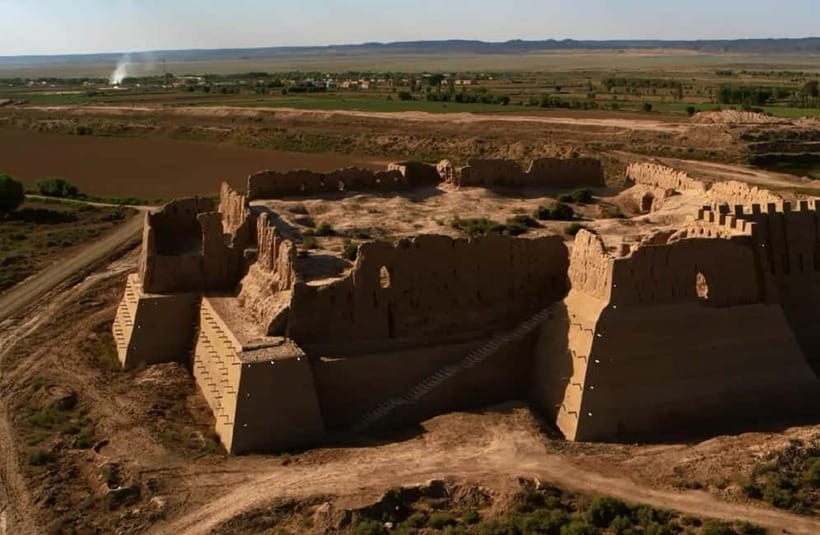 Transfer: Bukhara - Khiva via Ancient Fortresses - The day’s route: Bukhara to Khiva via Toprakkala, Kizilkala, Ayazkala